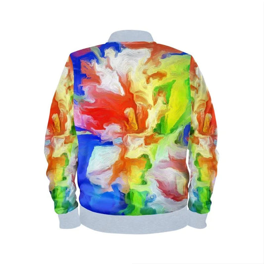 "Kori's Bouquet" Lady B Bomber Jacket ws