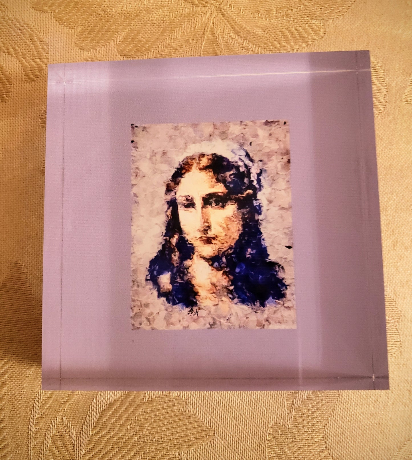 "MOTHER MARY " Art Block