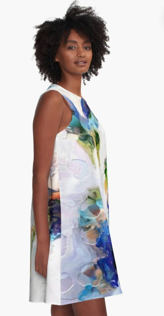 "Light Flight" A-Line Dress ws