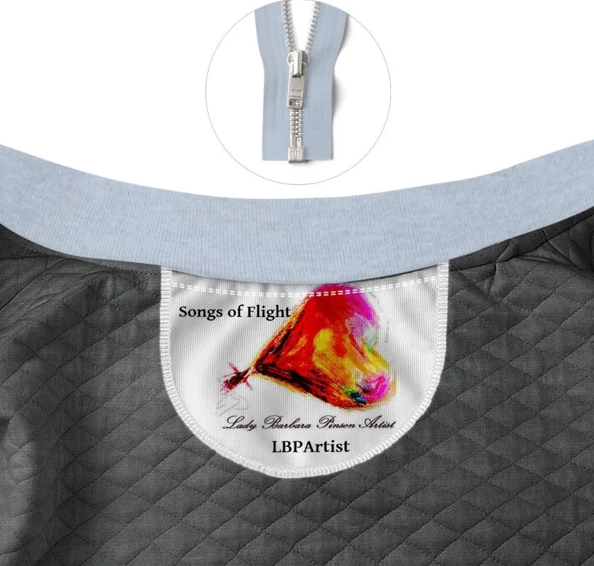 "Songs of Flight" Lady B Bomber Jacket ws