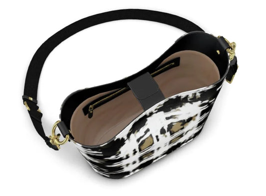 "Tartan Tan Black" Statement Bag ws
