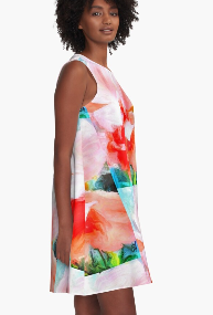 "Peachy Keen" A-LIne Dress