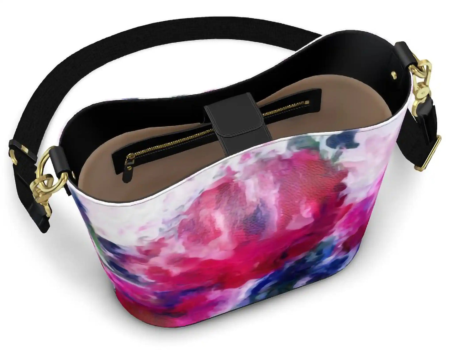 "Poppies Pink" Luxury Statement Bag