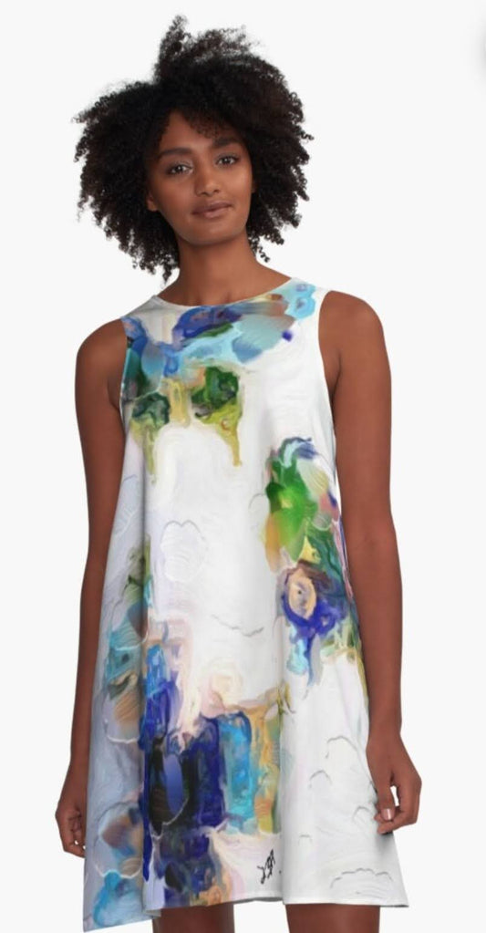 "Light Flight" A-Line Dress