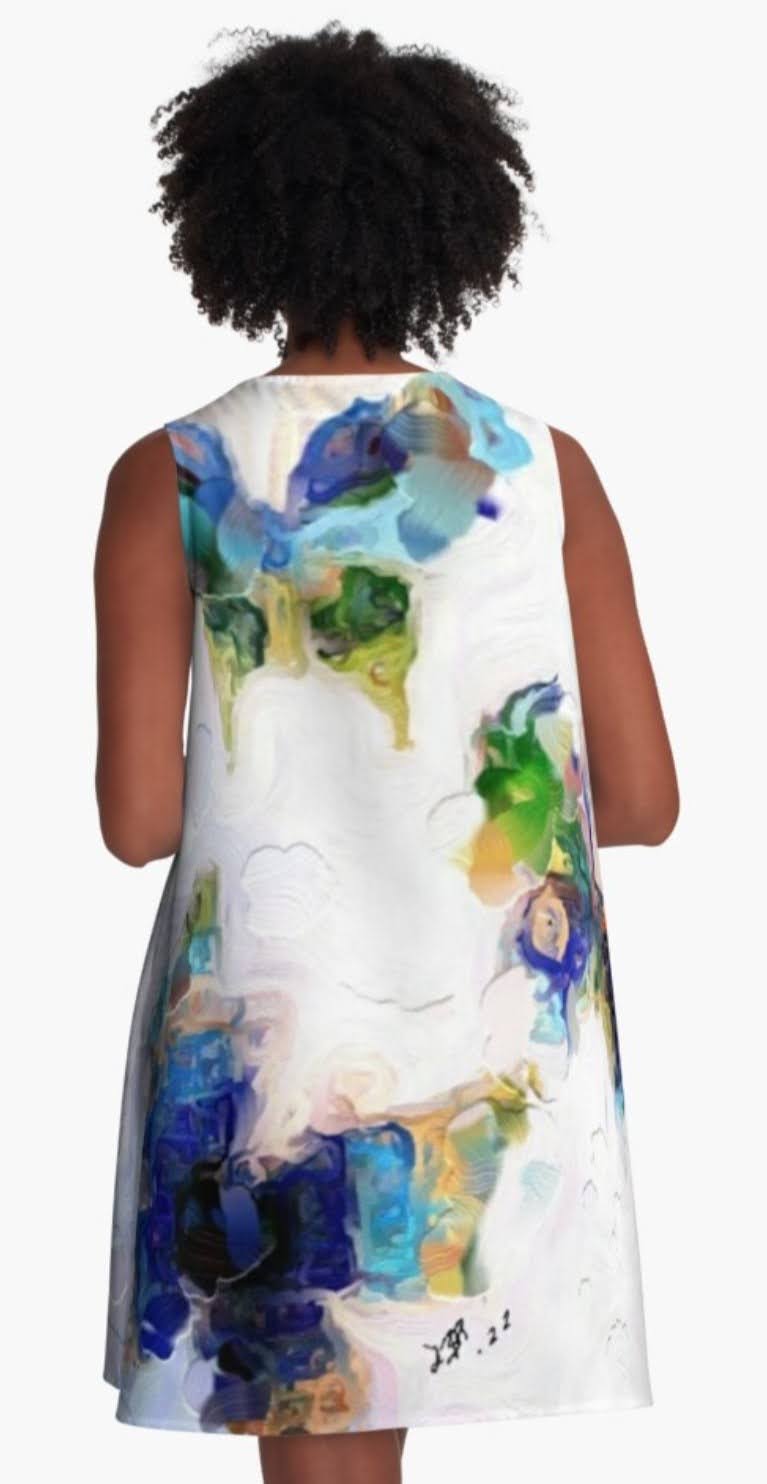 "Light Flight" A-Line Dress