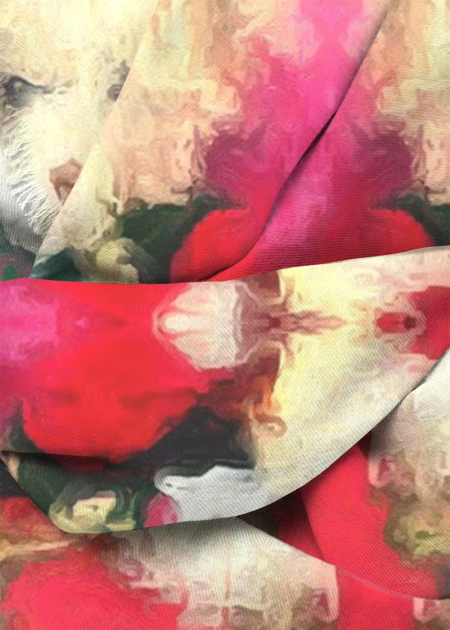 "My Christmas Teddy Bear" Cashmere Scarf