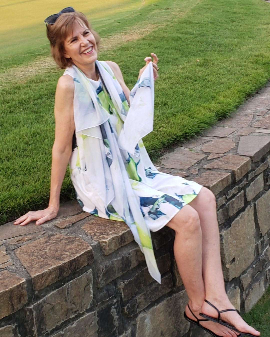 "Bella Lillies" A-Line Dress