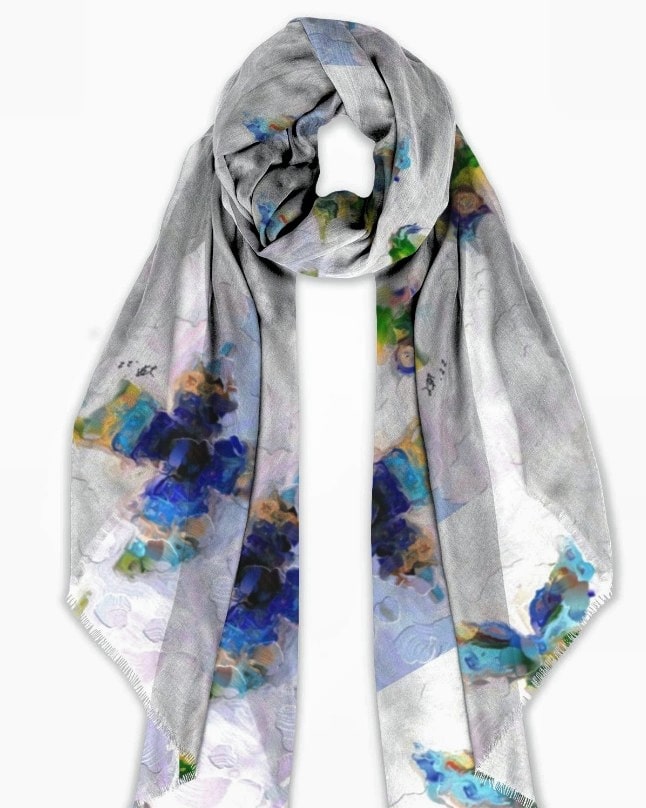 "Light Flight" Beechwood Scarf