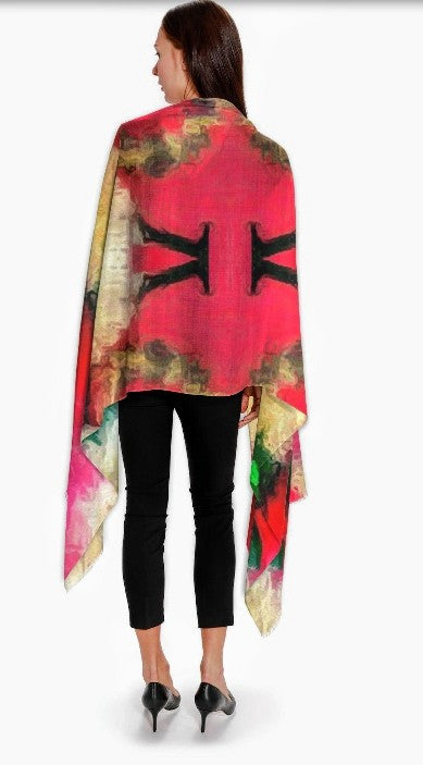 "My Christmas Teddy Bear" Cashmere Scarf
