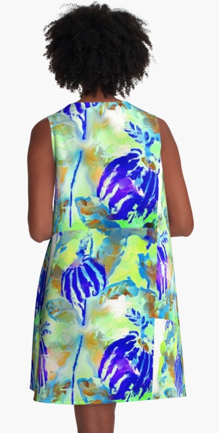 Lady Barbara Pinson Artist French Flair A-Line Dress