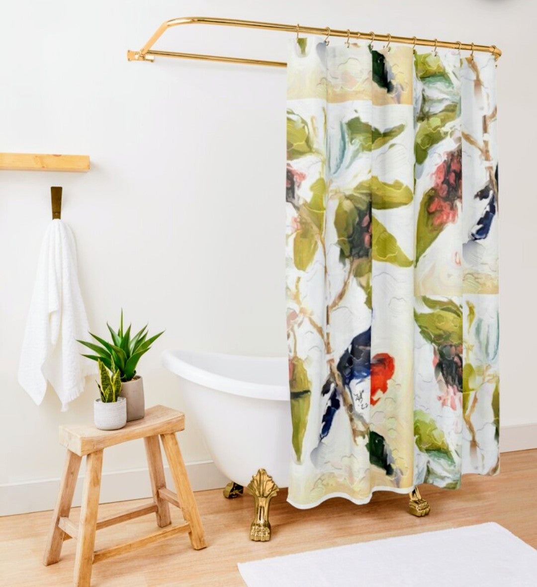 Lady Barbara Pinson Artist Shower Curtain Songs of Flight