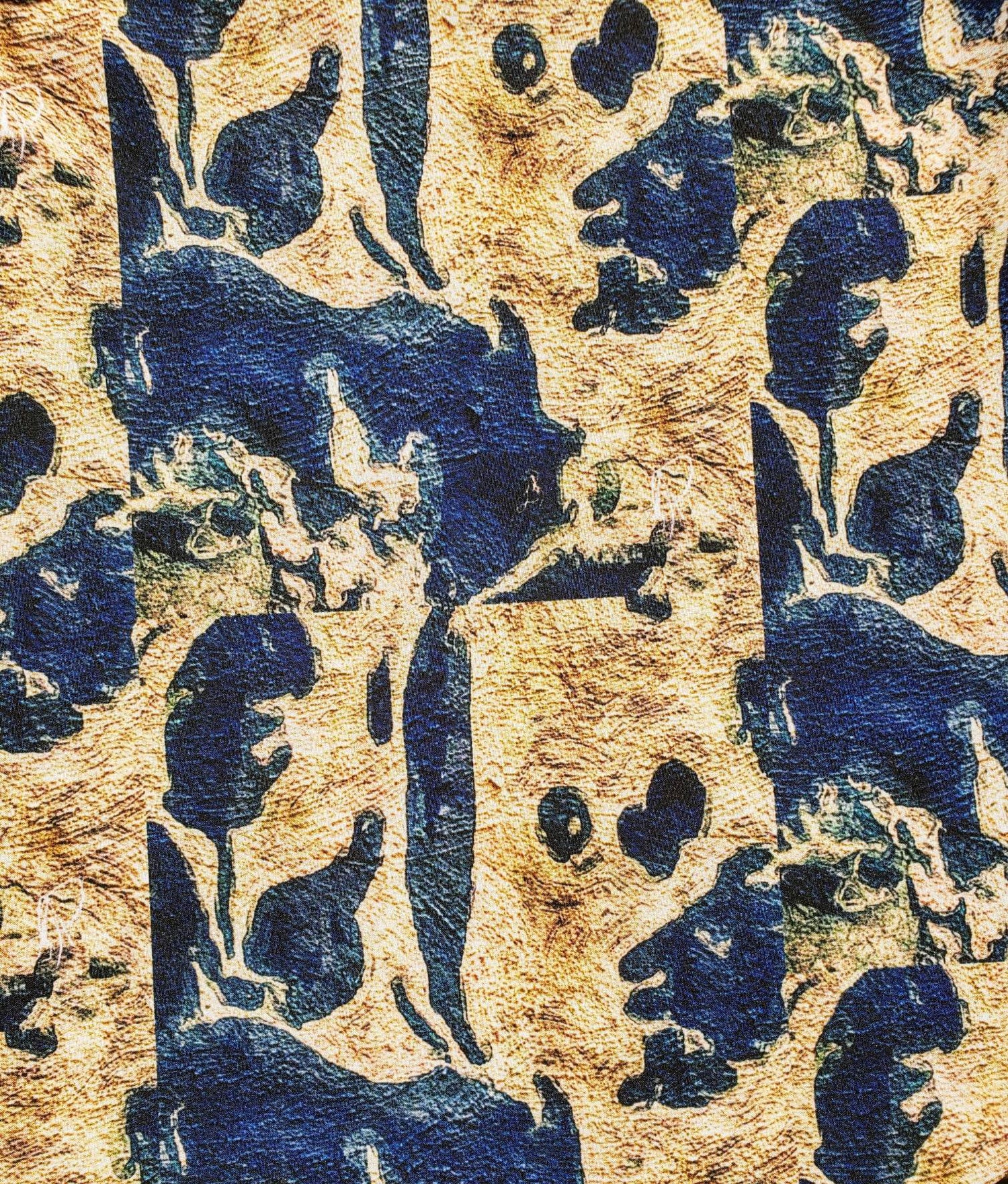 "Abstract Blue Gold"