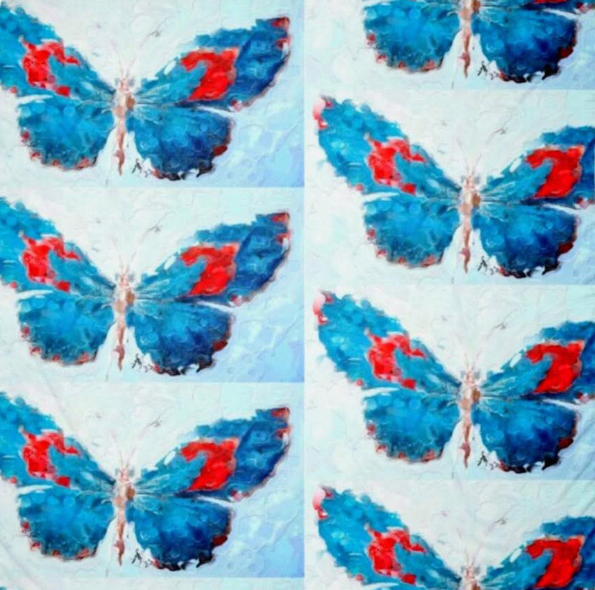 "Butterflies Turquoise"