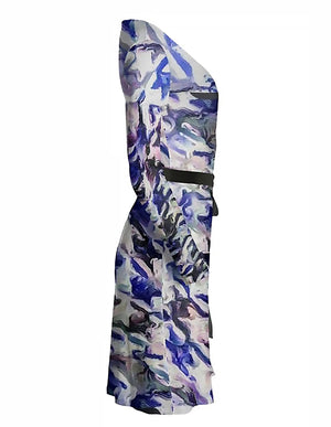 Lady Barbara Pinson "Blue Hues" -Wrap Dress 