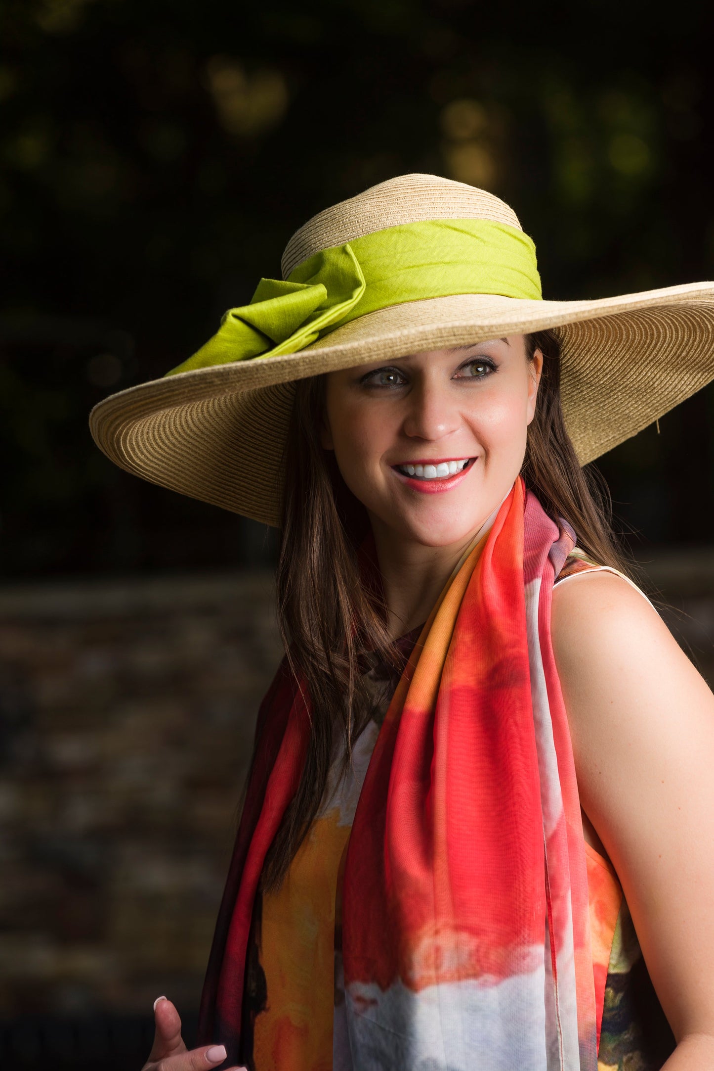 "Falling for You" Chiffon Scarf/Sarong ws