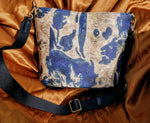"Abstract Blue/Gold" Luxury Statement Bag