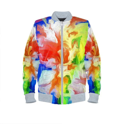 "Kori's Bouquet" Lady B Bomber Jacket ws