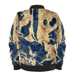 "Abstract Blue Gold" Men's Bomber Jacket
