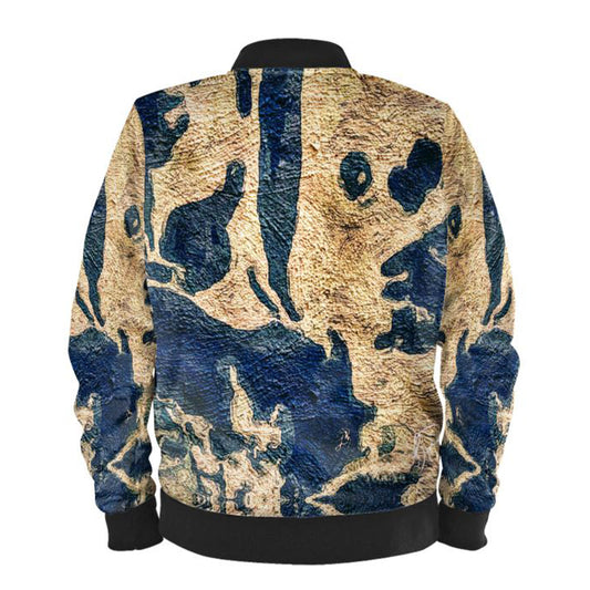 "Abstract Blue" Men's Bomber Jacket ws
