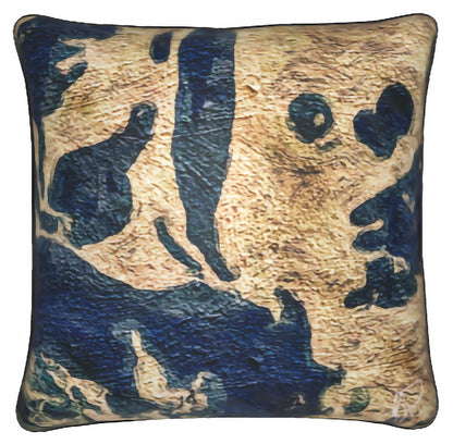 Lady B Velvet Feather Pillows