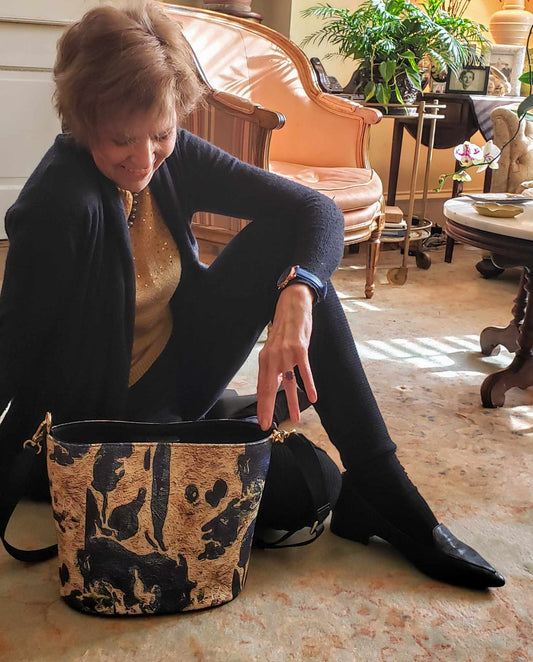 Lady Barbara Pinson Artist Luxury Statement Bag