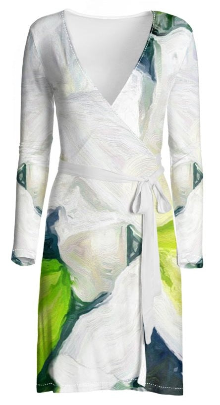 "Bella Lilies" Lady B Wrap Dress