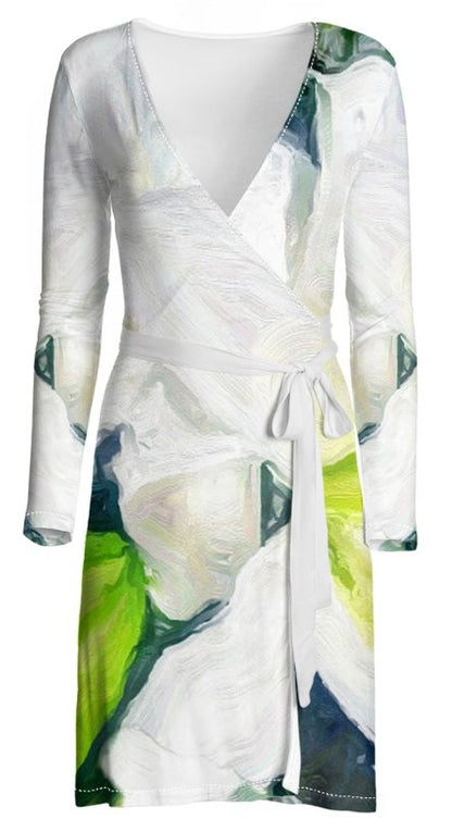 "Bella Lilies" Lady B Wrap Dress
