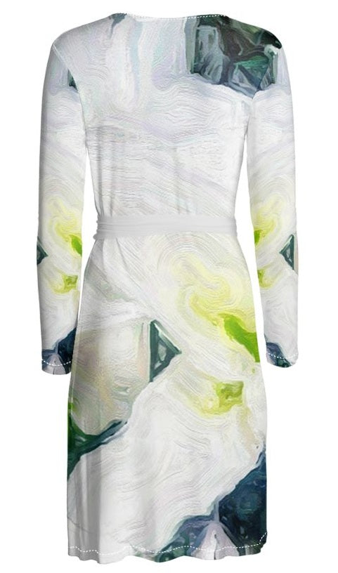 "Bella Lilies" Lady B Wrap Dress