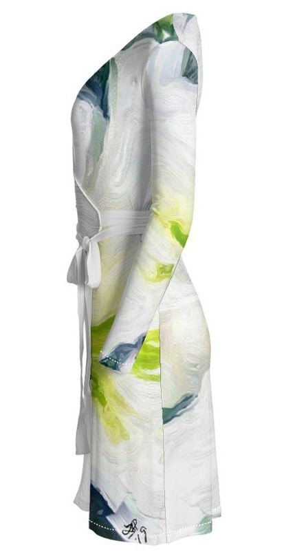 "Bella Lilies" Lady B Wrap Dress