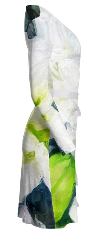 "Bella Lilies" Lady B Wrap Dress