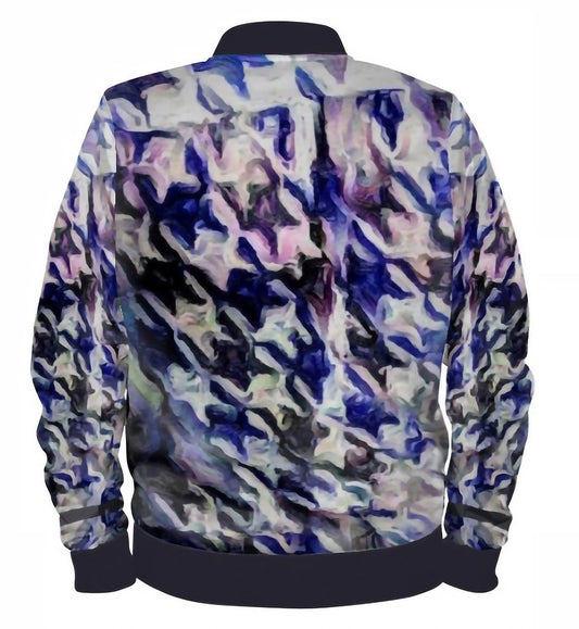 "Blue Hues" Lady B Bomber Jacket