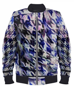 "Blue Hues" Men's Bomber Jacket