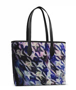 "Blue Hues" Leather City Shopper