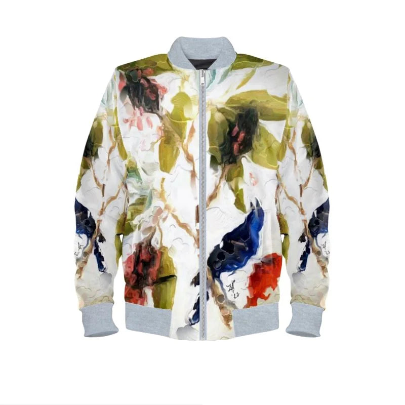 "Songs of Flight" Lady B Bomber Jacket ws