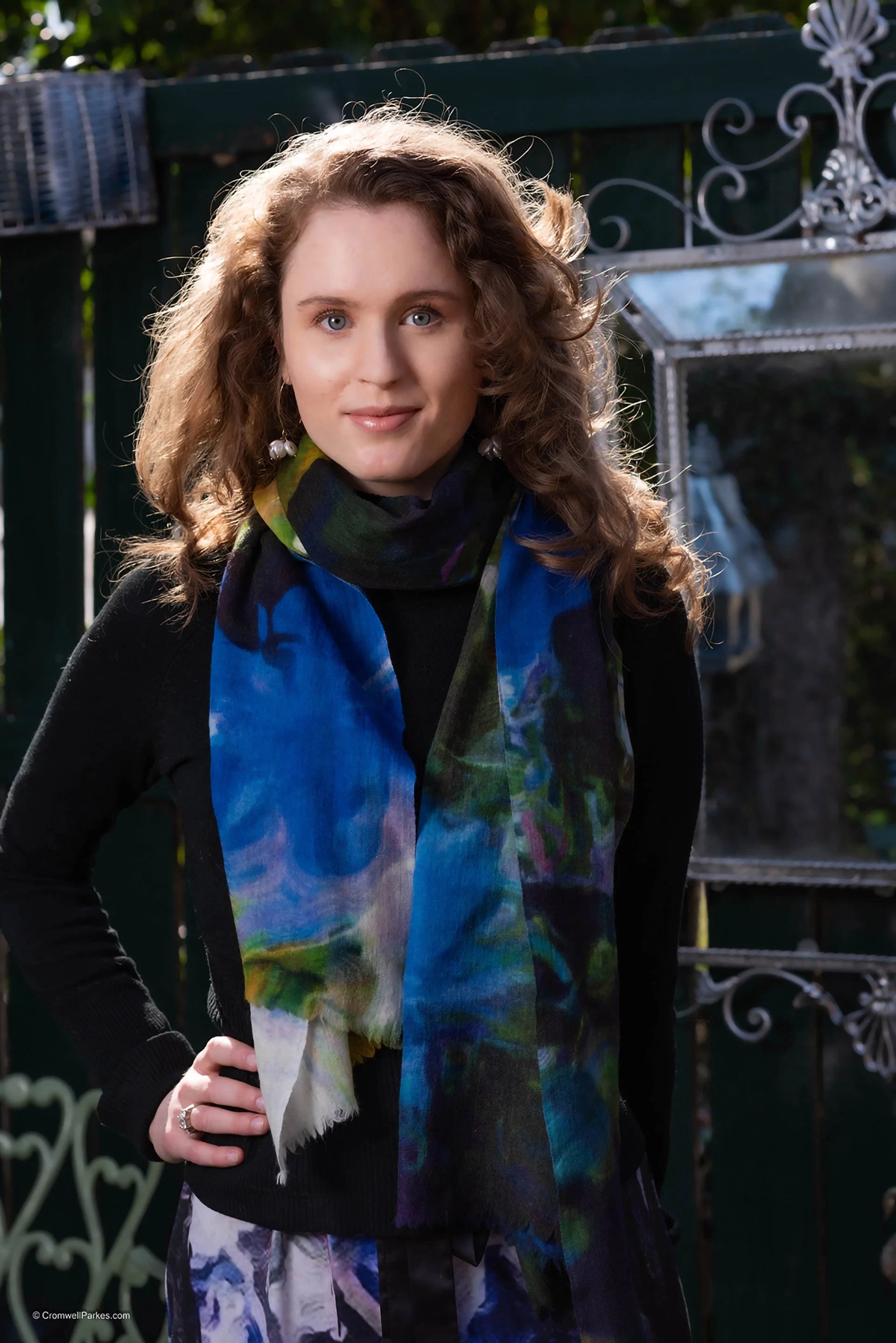 "Ella" Cashmere Silk Scarf