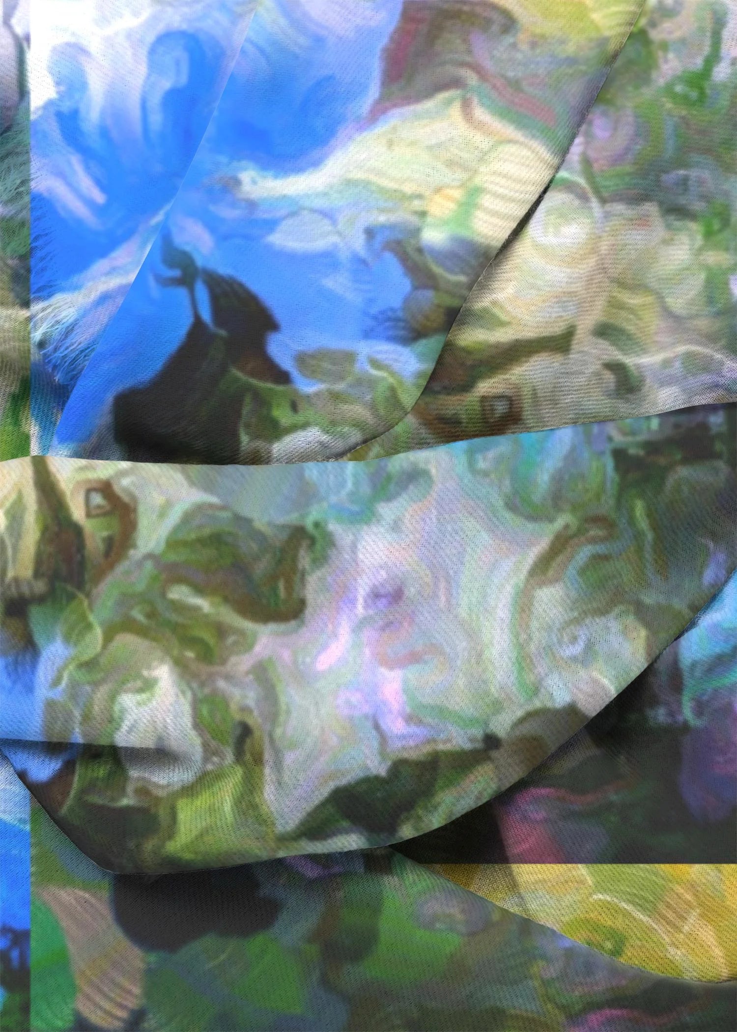 Lady Barbara Pinson Artist Luxury Modal Scarf