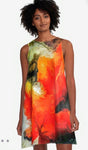 Lady Barbara Pinson Artist Falling for You A-Line Dress