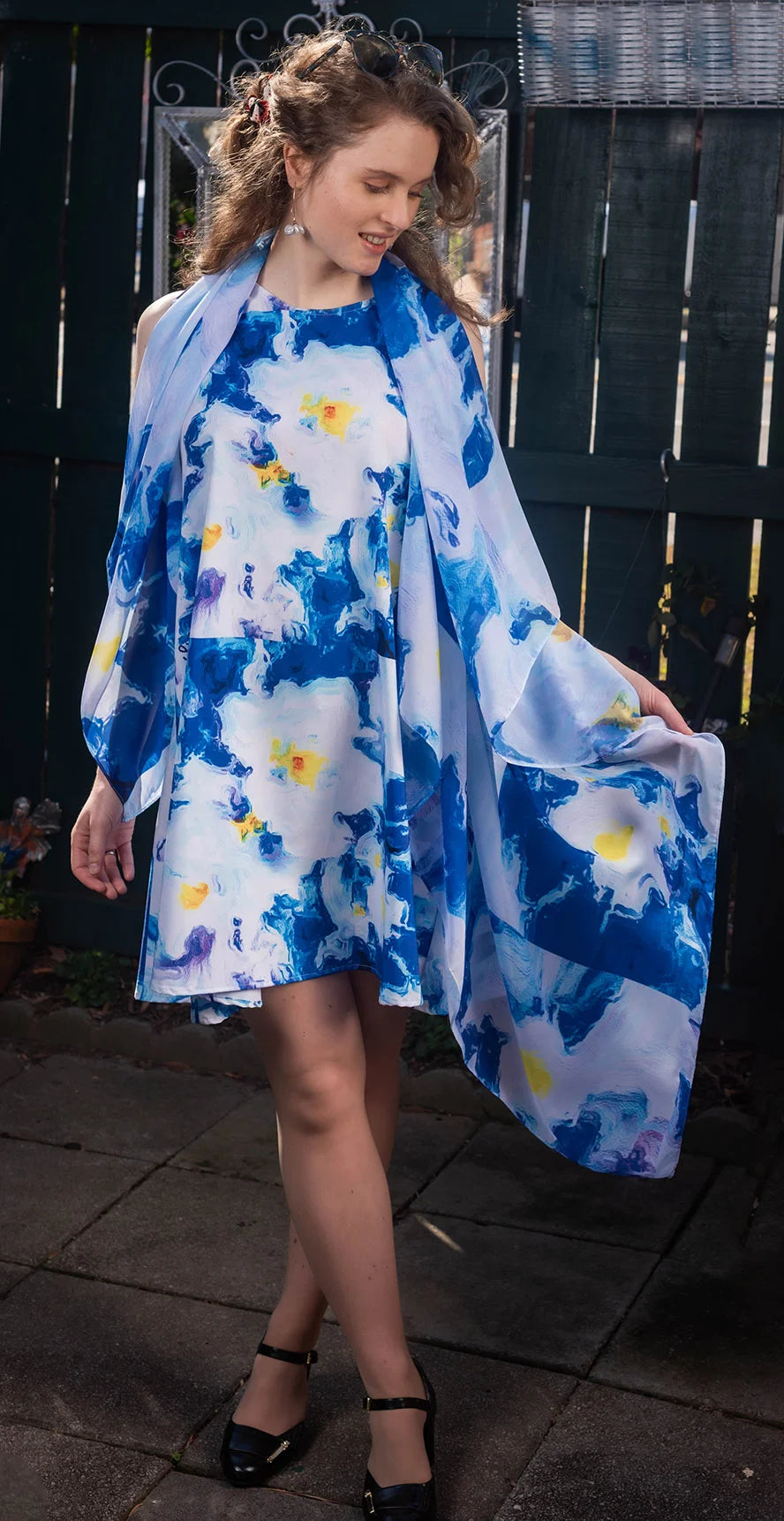 "Heavenly Host" A-Line Dress