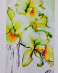 "Spring Orchids" Print on Fabric