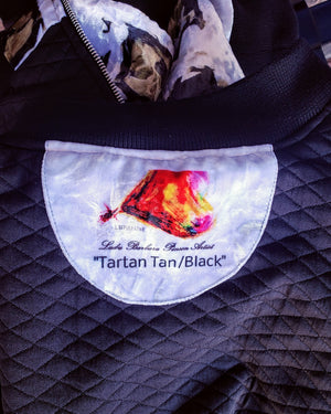 "Tartan Tan/Black" Men's Bomber Jacket