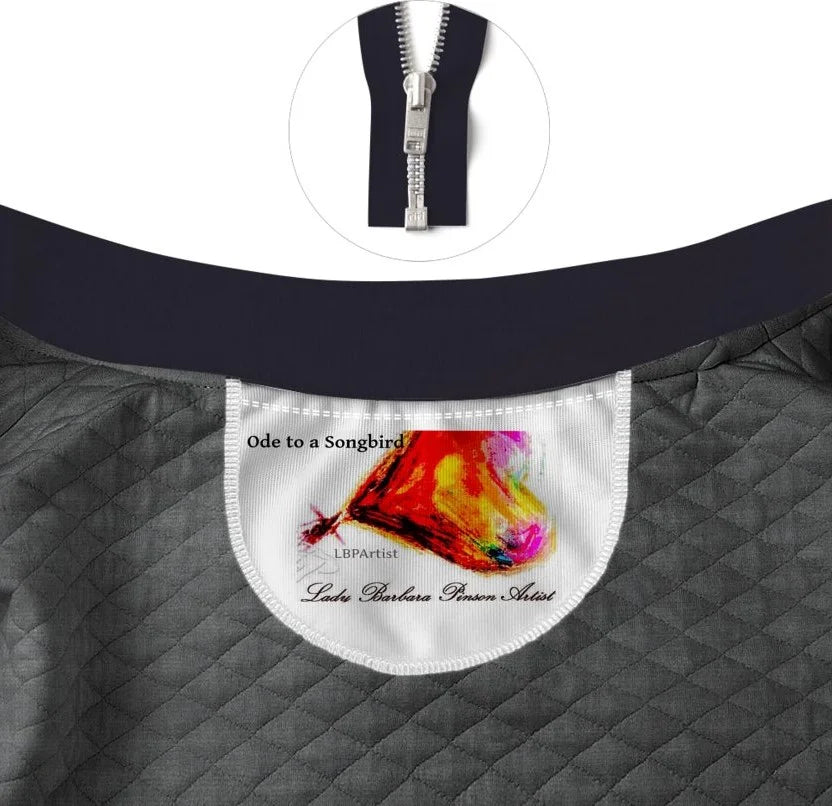"Ode to a Songbird" Lady B Bomber Jacket