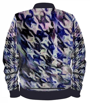 "Blue Hues" Lady B Bomber Jacket