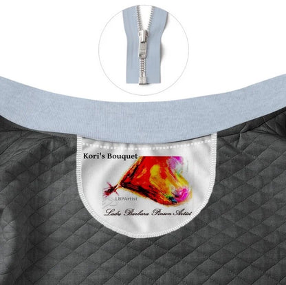 "Kori's Bouquet" Lady B Bomber Jacket ws
