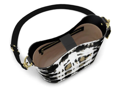 "Tartan Tan Black" Statement Bag