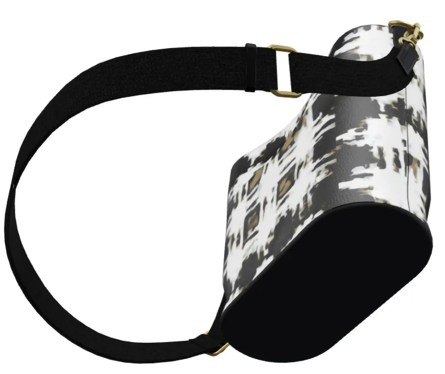 "Tartan Tan Black" Statement Bag