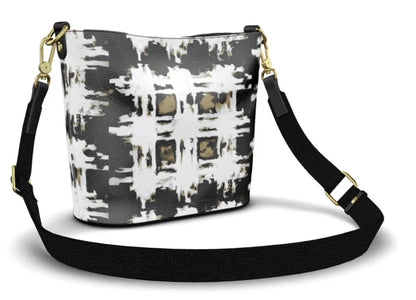 "Tartan Tan Black" Statement Bag ws