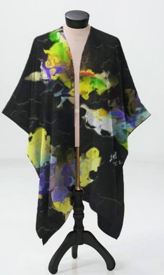 "Night Flight" Sheer Wrap ws