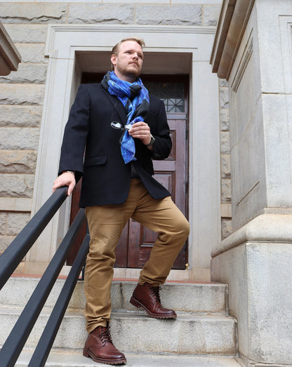 "Ode to a Songbird" Men's Cashmere Scarf