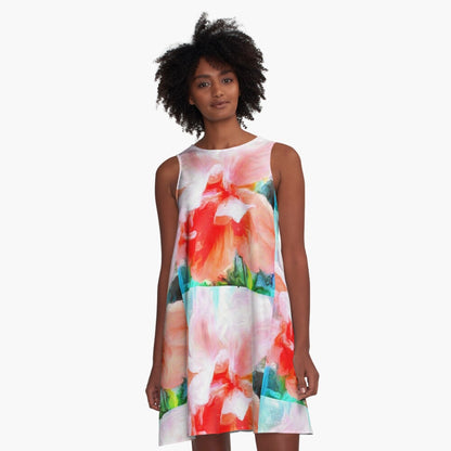 "Peachy Keen" A-LIne  Dress