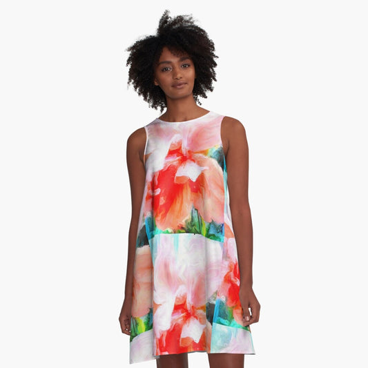 "Peachy Keen" A-LIne  Dress